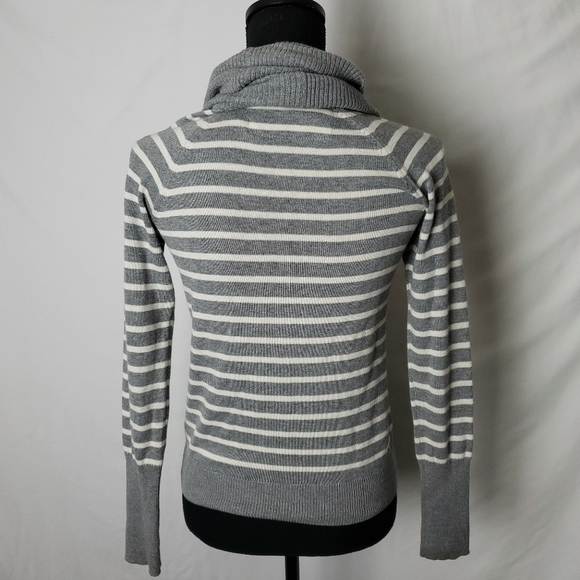 Anthropologie Change of the Moon Stripe Scarf Sweater Size XS - Picture 11 of 11